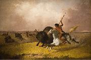 Buffalo Hunt on the Southwestern Prairies, John Mix Stanley
